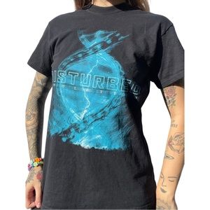 Disturbed Evolution Band Tee • Size Medium 🧬